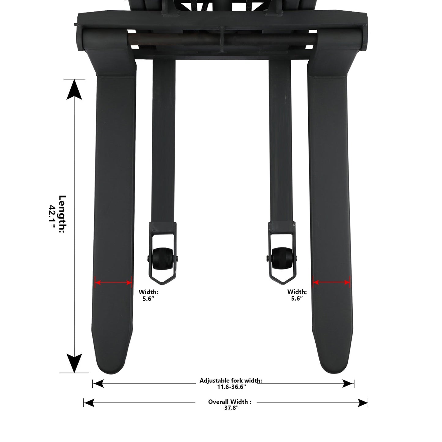 Semi-Electric Stacker A-3016 | 3300lb Capacity | 118in Lift