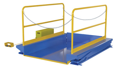 Vestil EHLTG-5284-3-54 ground level loading with pallet truck