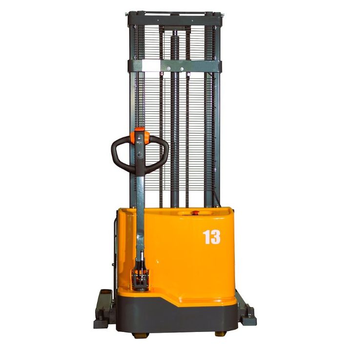 EKKO EB13C Full Powered Straddle Stacker 2800 lb Capacity - GoLift Equipment Sales