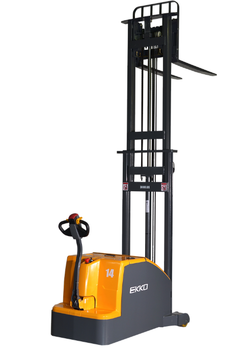EKKO EK14C-130 Counterbalanced Walkie Stacker 3000 lb Cap.