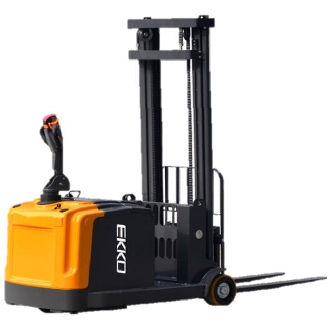 EKKO EK14-130 Counterbalanced Walkie Stacker 3300 lb Cap., 130" Height - GoLift Equipment Sales