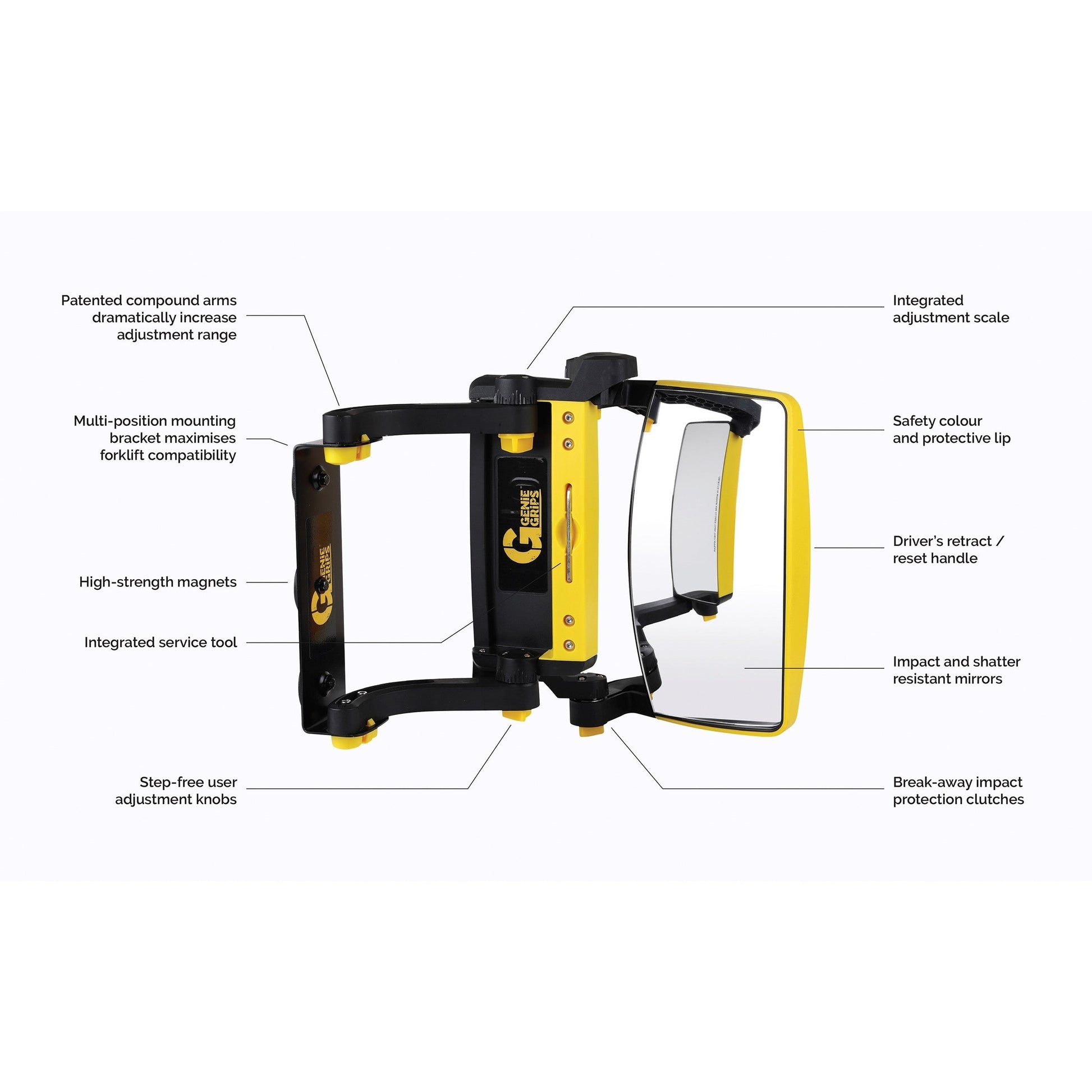 GenieGrips Loading Mirror - GoLift Equipment Sales