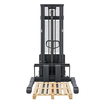 Semi-Electric Stacker A-3011 | 3300lb Capacity | 98in Lift