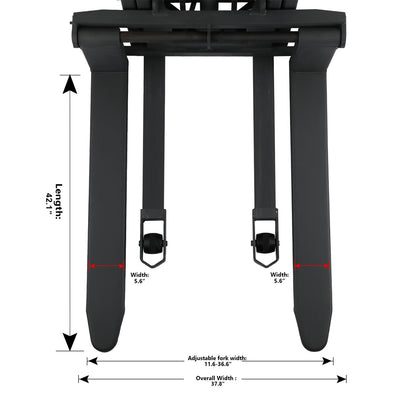 Semi-Electric Stacker A-3016 | 3300lb Capacity | 118in Lift