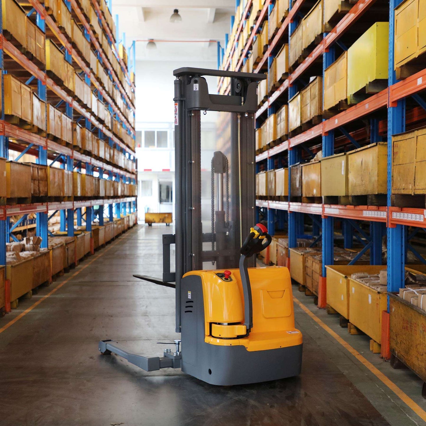Full-Electric Stacker A-3030 | 3300lb Capacity | 220in Lift