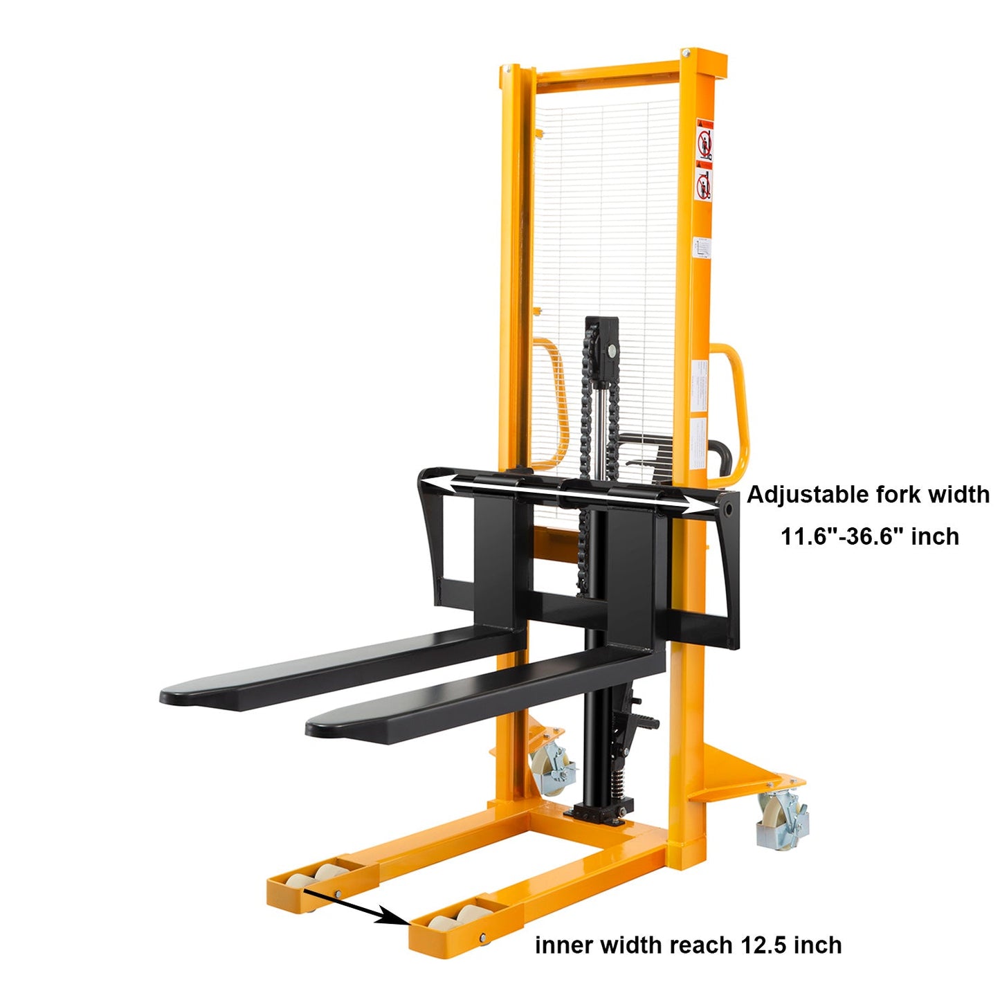 Manual Stacker A-3003 | 2200lb Capacity | 63in Lift