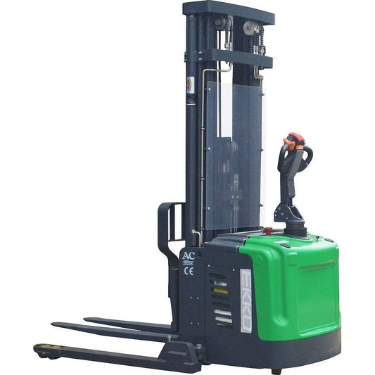 EKKO EB16EAS-189Li Straddle Stacker 4400 lb Cap., 189" Height, SIDE-SHIFT - GoLift Equipment Sales