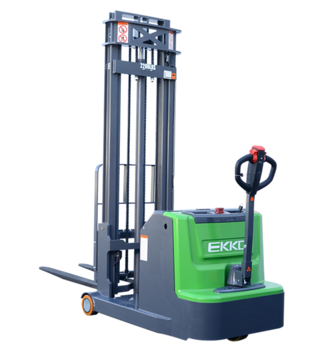 EKKO EK10S Counterbalanced Walkie Stacker 2200 lb Cap. - 118’’