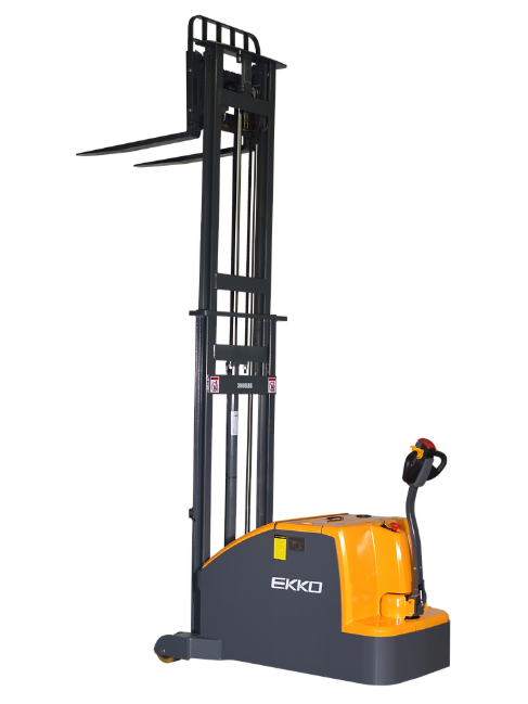 EKKO EK14C-130 Counterbalanced Walkie Stacker 3000 lb Cap.