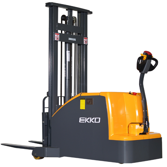 EKKO EK14C-130 Counterbalanced Walkie Stacker 3000 lb Cap.