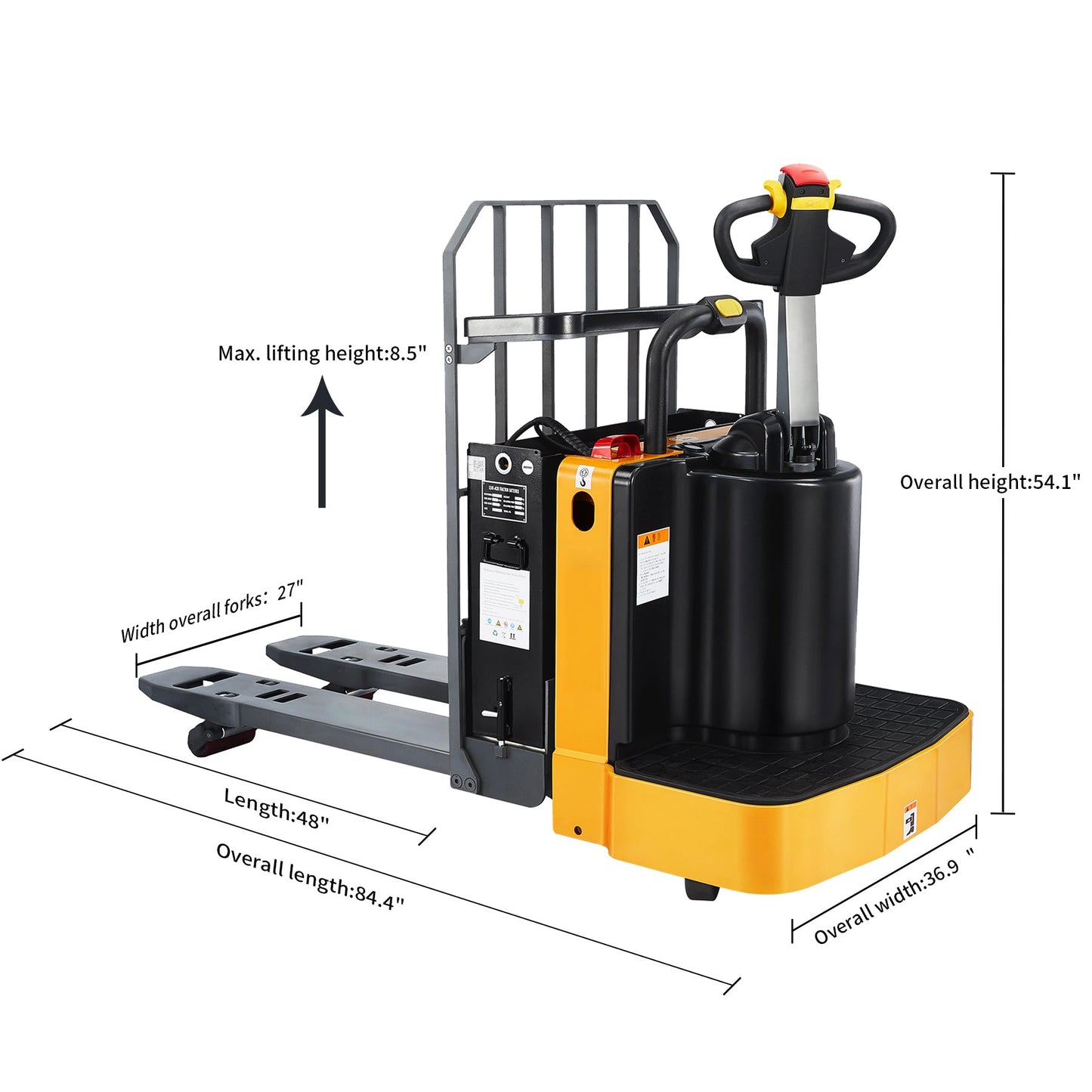 Electric Pallet Jack A-1024 | 5500lb Capacity
