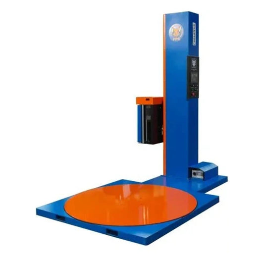 Fox FPS 400L – semi-automatic low-profile turntable pallet wrapper – 5,000 lb capacity