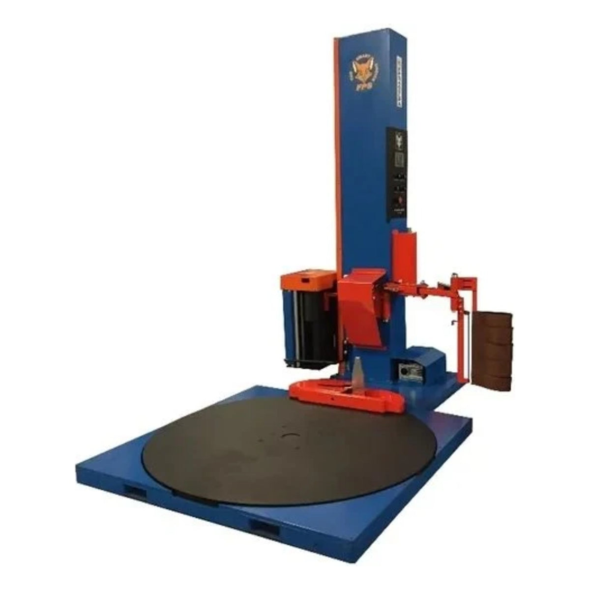 Fox FPS 400LPA – portable automatic low-profile turntable pallet wrapper – 5,000 lb capacity