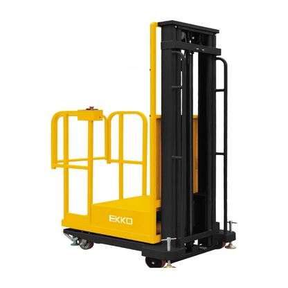 EKKO EOPS20 semi-electric order picker, 440 lb capacity - GoLift Equipment Sales