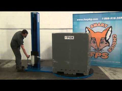 Fox FPS 100 manual pallet wrapper demo video
