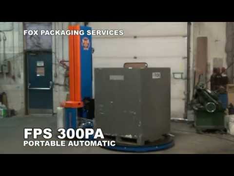 Fox FPS 300PA automatic pallet wrapper demo video