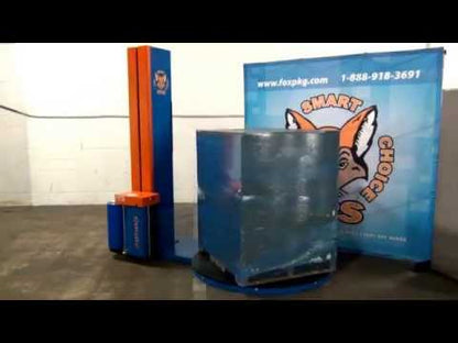 Fox FPS 300 semi-automatic pallet wrapper demo video