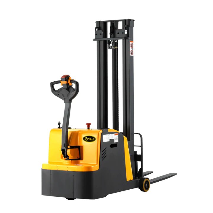 Counterbalanced Electric Stacker 1212lbs Straddle Legs. 118" High A-3031 - GoLift Equipment Sales