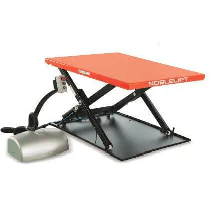Low Profile Hydraulic Lift Table 24" x 40", 1100 Lbs Capacity - GoLift Equipment Sales